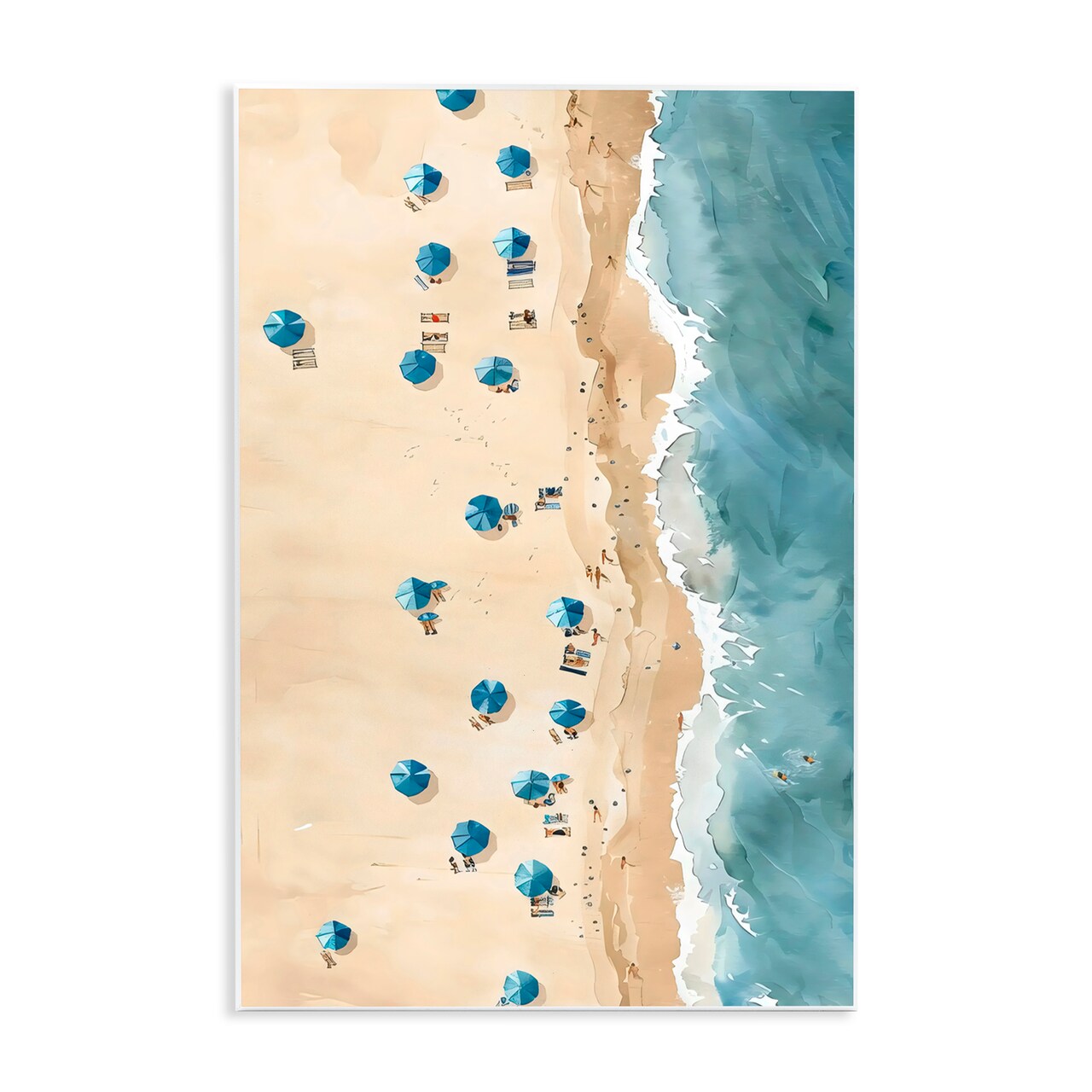 Stupell Industries Beach Club Vacation Wall Plaque Art, design by LSR Design Studio